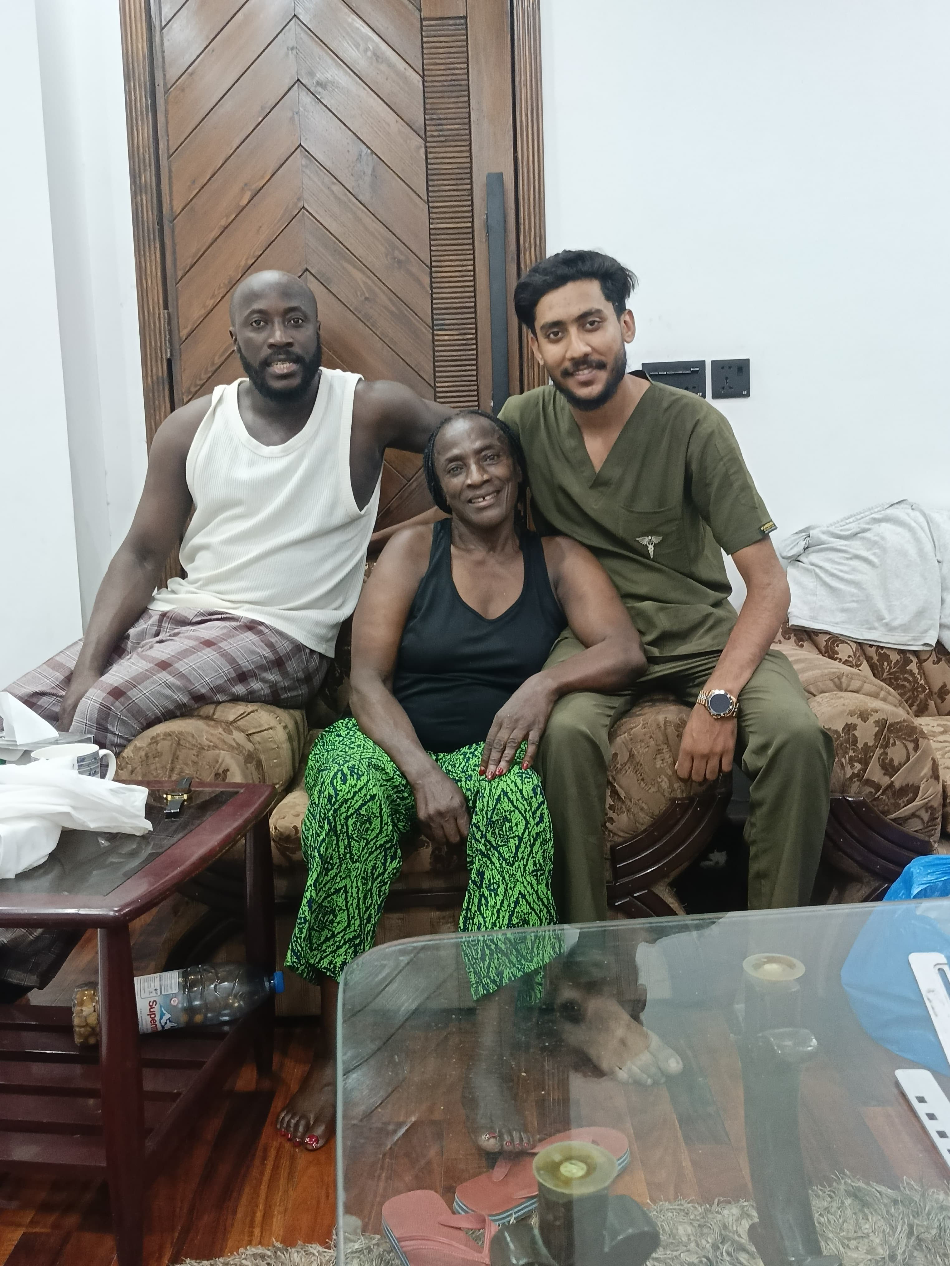 Patient with NMT team and doctor after treatment